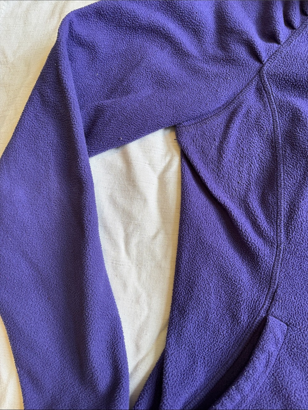 The North Face Women's Deep Purple Full-Zip Hooded Fleece Jacket - Picture 4 of 4